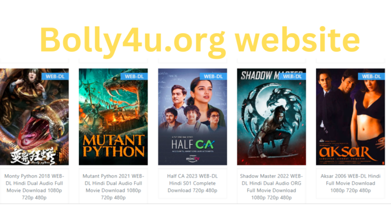 Bolly4u.org website