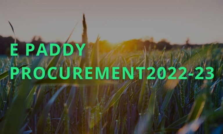 e Paddy Procurement