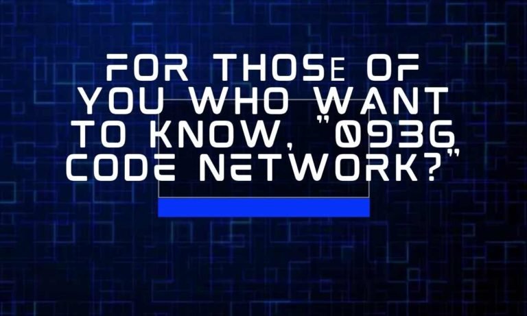 For thosе of you who want to know, 0936 code network
